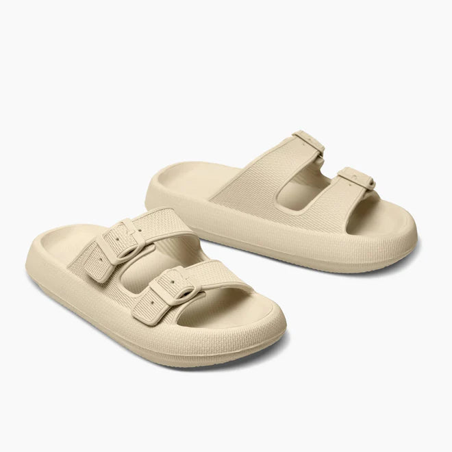 Cloud Slippers - Cushioned EVA Sandals with Adjustable Buckles