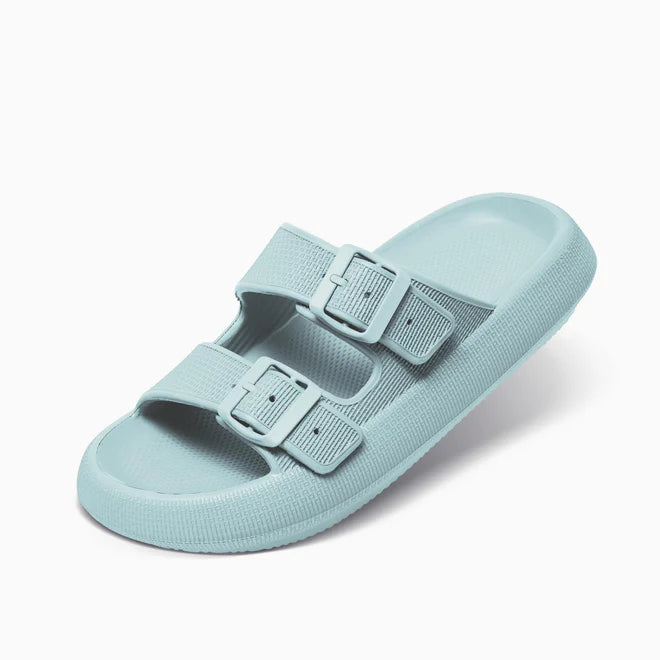 Cloud Slippers - Cushioned EVA Sandals with Adjustable Buckles